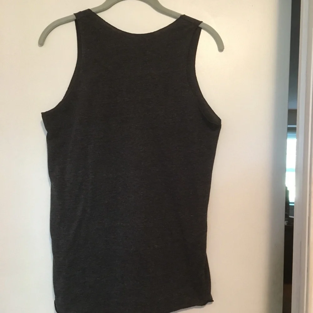 Women’s Novelty Tank, GOT quote, Gray/Black, Small - Picture 4 of 4